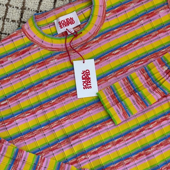 Solid & Striped Spacedye Stripe Coverup Set - Picture 2 of 7